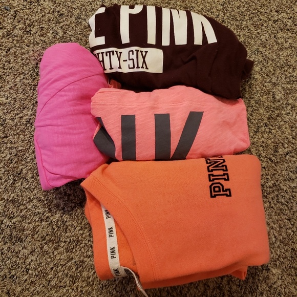 PINK Victoria's Secret Tops - 4PC VS PINK Bundle
